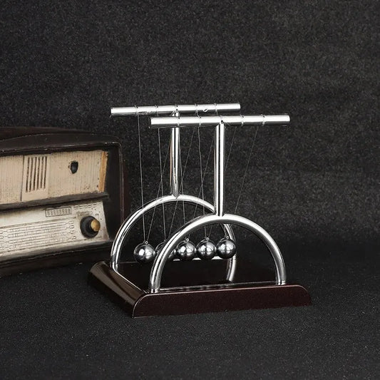 Newton's Cradle Steel Ball Pendulum Desktop Stress