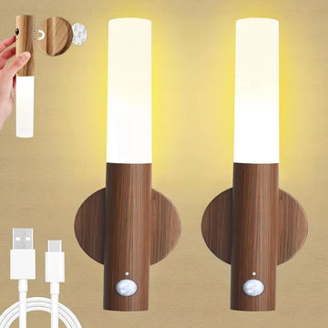 Motion Sensor LED Night Light USB Rechargeable