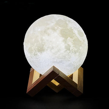 3D Moon Lamp Rechargeable LED Touch Night Light