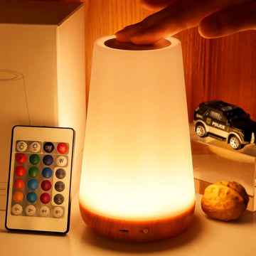 RGB Rechargeable Night Light 13 Colors Touch & Remote Control